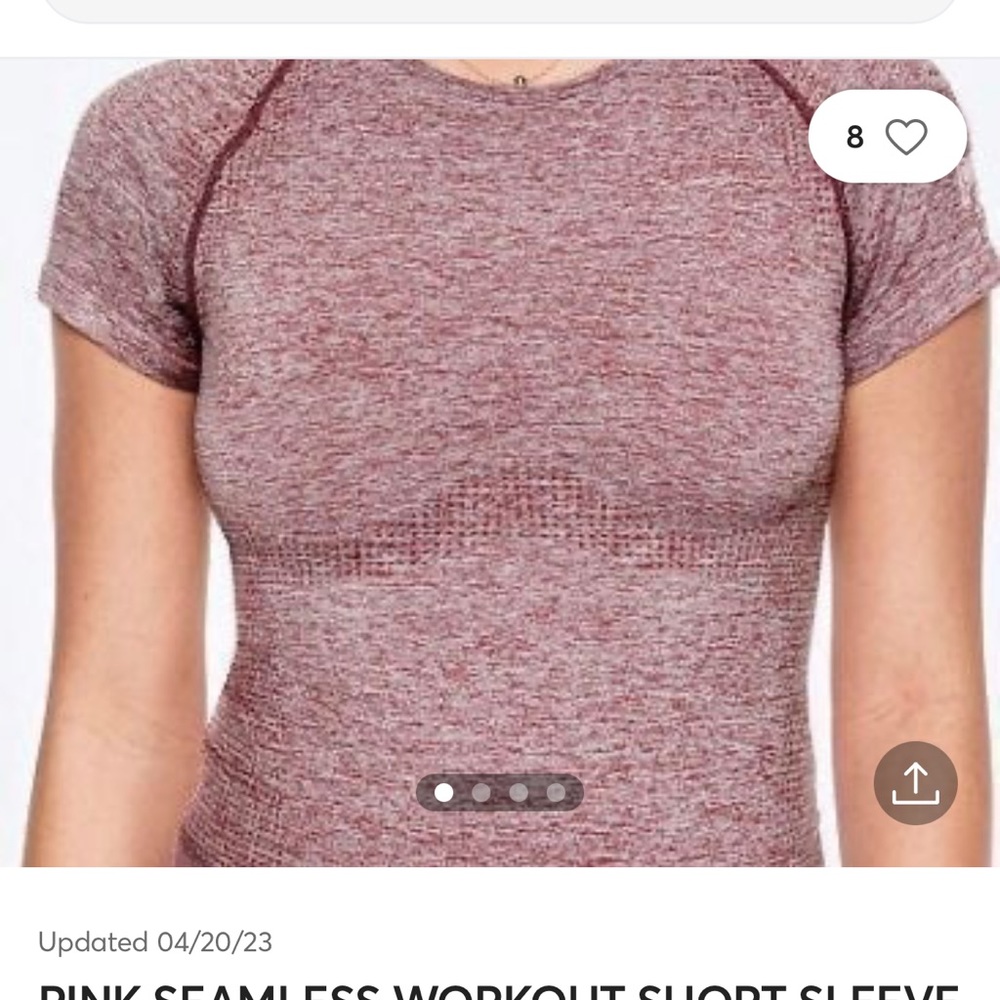 Victoria’s Secret seamless crop top